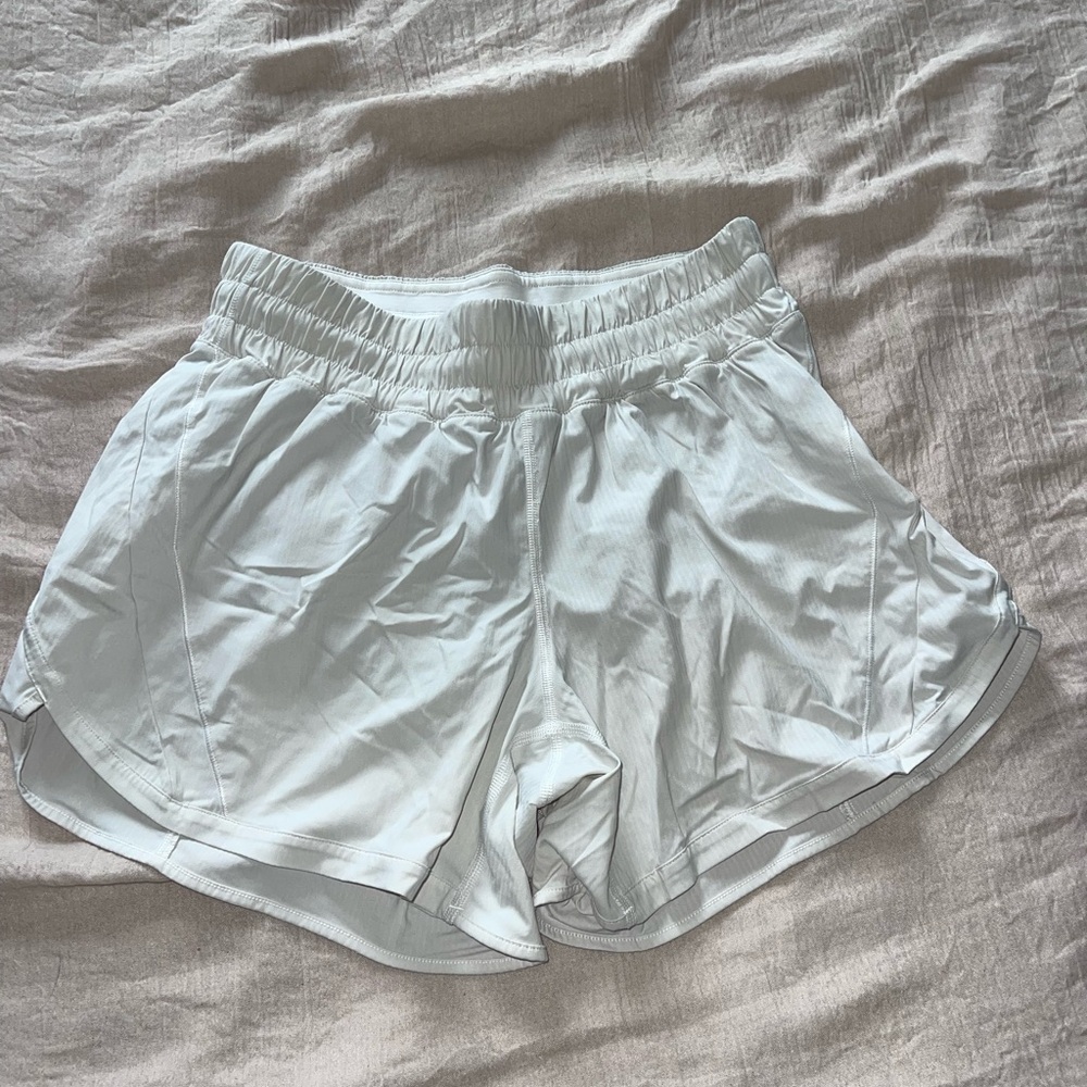 Lululemon Women's White Athletic Shorts 8